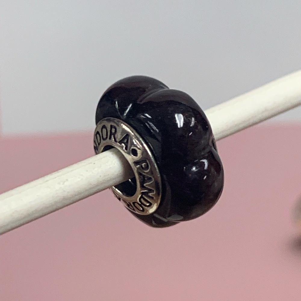 Retired Pandora Wood Charm
